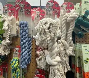 Rope dog toys las vegas pet store.